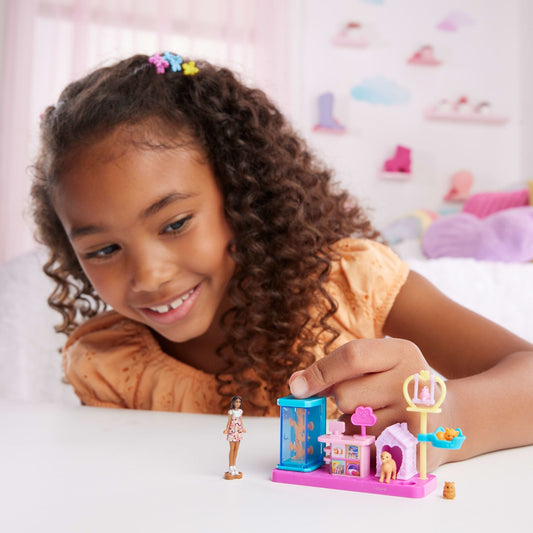 Barbie Mini BarbieLand Set de Juego Boutique para Mascotas