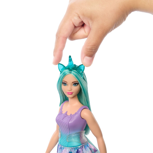 Barbie Unicorn Dolls With Fantasy Hair, Ombre Outfits And Unicorn Accessories
