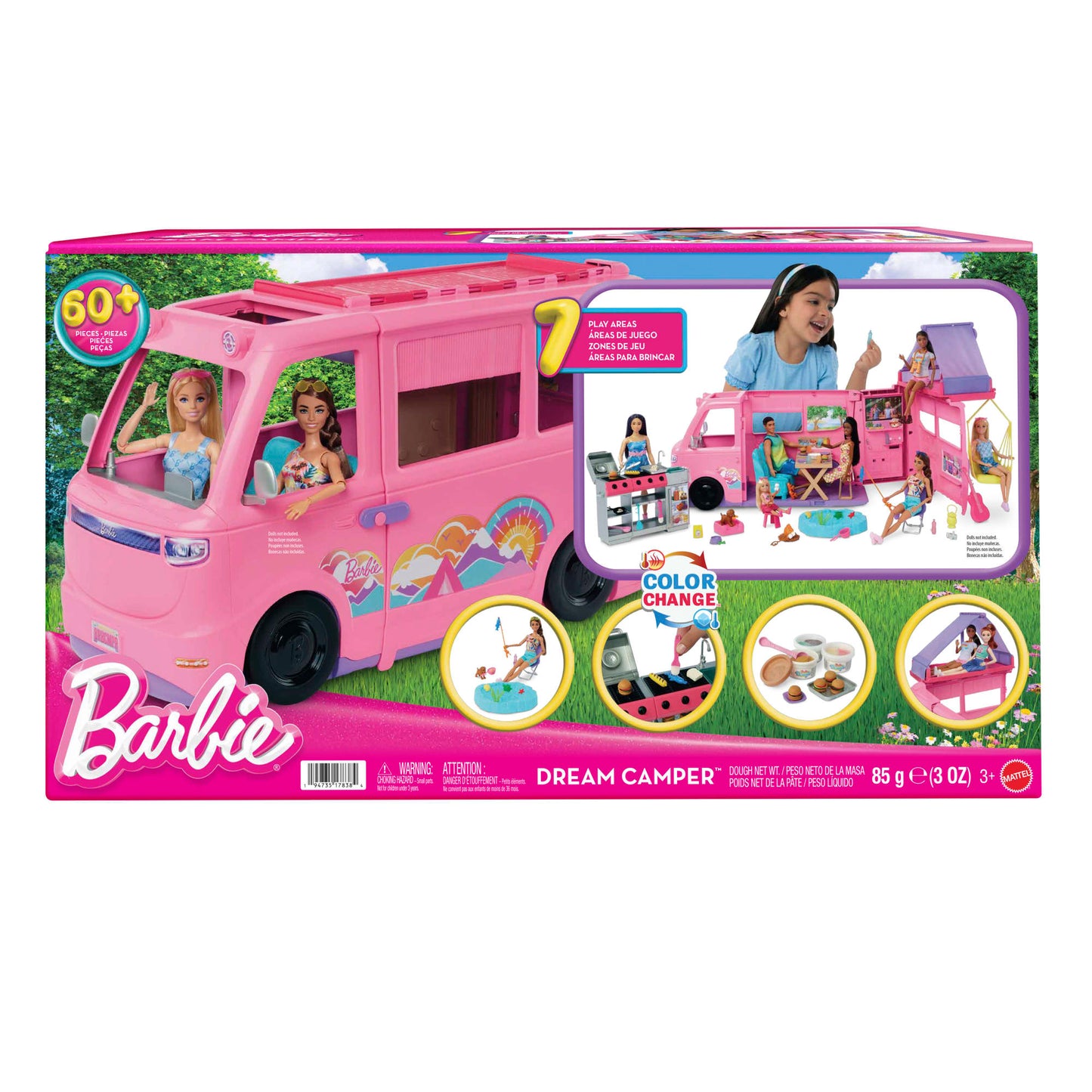 Barbie Vehículo para Muñecas Cámper de los Sueños