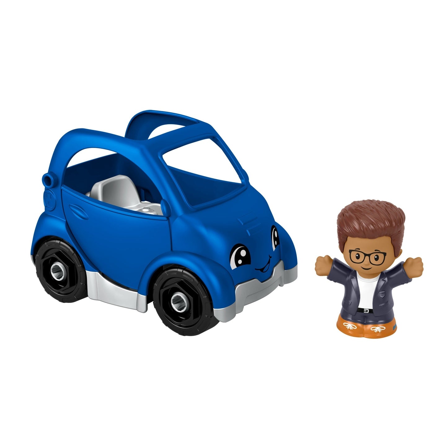 Fisher-Price Little People Coffret Véhicule Électrique et Figurine