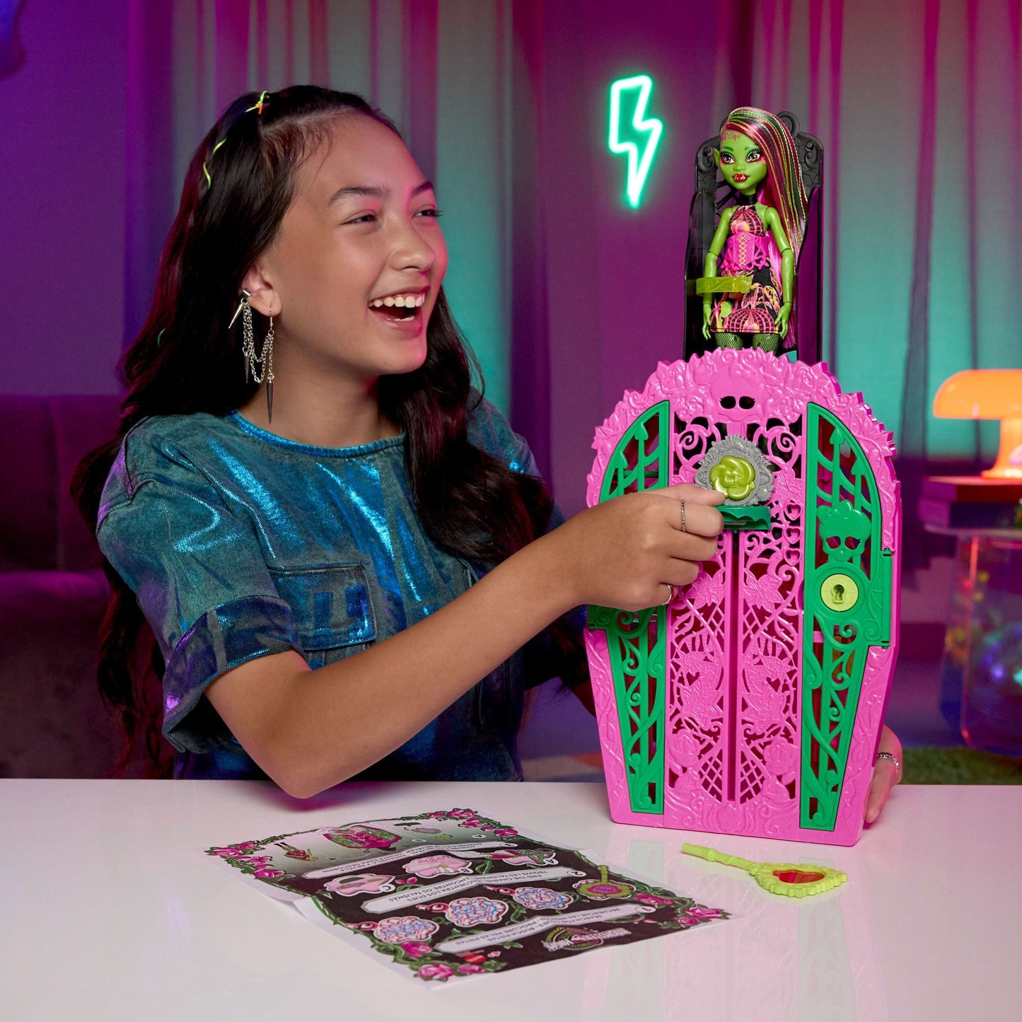 Monster High Muñeca Skulltimate Secrets Garden Mysteries Venus